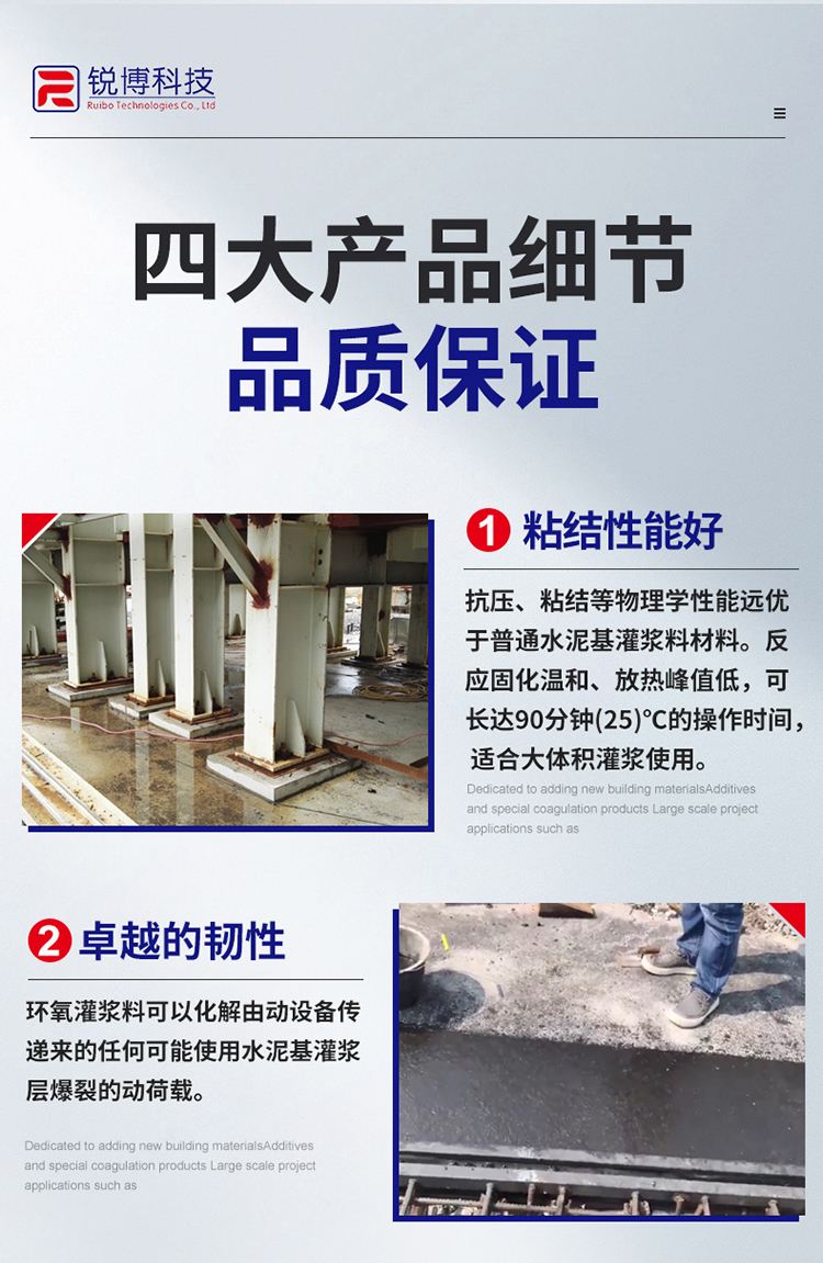 湖南锐博新材料科技发展有限公司,风电灌浆料,加固材料,压浆料,灌浆料,脱模剂,路面抢修料